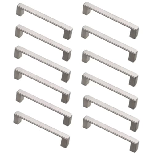 Yeandshi Stilvoller Türgriff für Küche und Kleiderschrank, 128 mm, perfektes Möbelgriff-Set, langlebig, 12 Stück von Yeandshi