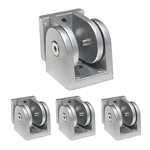 4 Stück Winkelverbinder Gelenkverbinder Gelenk Aluprofil, Einstellbarer Aluprofil Verbinder aus Zinklegierung, 180°Gelenk Stecker Aluminiumlegierung Scharnier,3D Druckerteile (4040) von Yearninglife