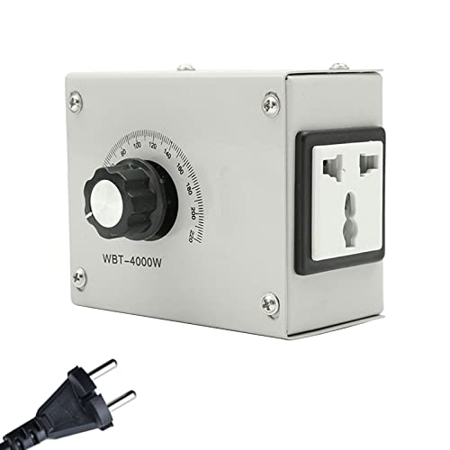 4000W AC 220V SCR Spannungsregler, Multifunktionaler Einstellbarer Regler,Spannungsregler Drehzahlregler DimmerThyristor Controller Motor,SCR Regler Dimmer Thermostat Drehzahlregler von Yearninglife