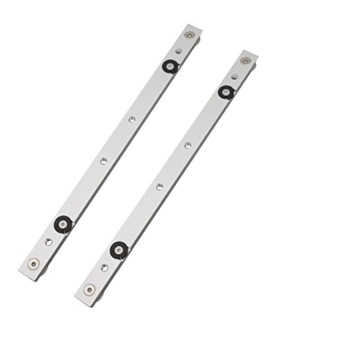 Aluminiumlegierung Miter Bar Slider 300/450mm T-Schiene Gehrungsstangen-Tischkreissäge Messstab Holzbearbeitungswerkzeug Für Router Tischkreissäge Gehrung Zimmermann (2PC 300MM) von Yearninglife