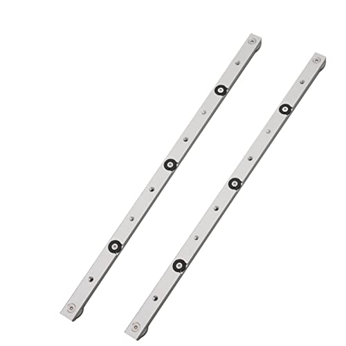 Aluminiumlegierung Miter Bar Slider 300/450mm T-Schiene Gehrungsstangen-Tischkreissäge Messstab Holzbearbeitungswerkzeug Für Router Tischkreissäge Gehrung Zimmermann (2PC 450MM) von Yearninglife