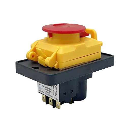 Einbauschalter K J D18, 3Polig Geräteschalter 400V-50Hz mit Unterspannungsauslöser und ausgeführtem Spulenkontakt,Motorschalter,Hauptschalter,NotAus, Wasserdichter Switch Pushbutton Drucktaste Einbauschalter K J D18, 3Polig Geräteschalter 400V-50Hz mit Unterspannungsauslöser und ausgeführtem Spulenkontakt,Motorschalter,Hauptschalter,NotAus, Wasserdichter Switch Pushbutton Drucktaste von Yearninglife