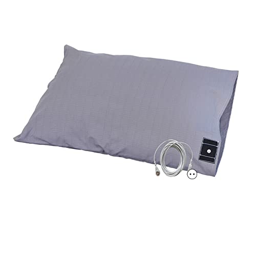 Erdungsmatte mit Erdungsanschlusskabel, Erdung Erdung Kissenbezug,Earthing Matte,Universal Erdungsbettlaken, für Besseren Schlaf (Pillowcases 51×76cm) von Yearninglife