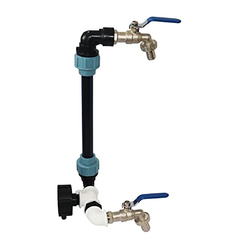 IBC Schwanenhals Messing Wasserhahn,3/4" IBC Adapter S60x6 IBC Verbindungsset, IBC Adapter Mit Auslassventil 3/4 Zoll Schwanenhals 2-Wege-Messinghahn Für IBC Regentonne Wassertank IBC Schwanenhals Messing Wasserhahn,3/4" IBC Adapter S60x6 IBC Verbindungsset, IBC Adapter Mit Auslassventil 3/4 Zoll Schwanenhals 2-Wege-Messinghahn Für IBC Regentonne Wassertank von Yearninglife