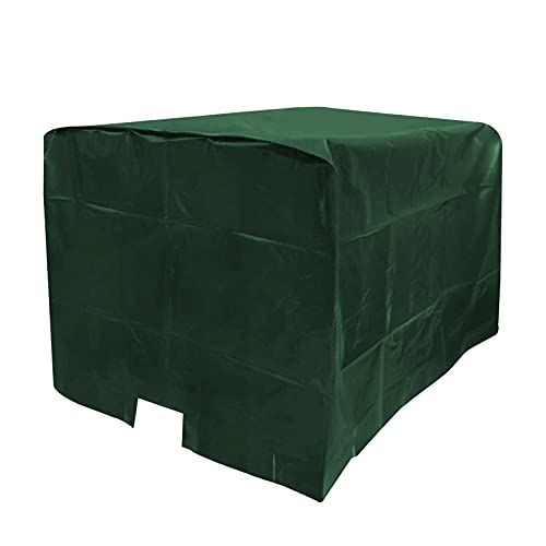 IBC Tank Abdeckung, Wassertank staubdichte Anti-UV-Schutzabdeckung, IBC Container Cover, Abdeckplane Schutzhülle Schutzhaube Schutzplane Für 600L/800L1000L IBC-Tank Container (600L 120X80X100CM, Grün) von Yearninglife