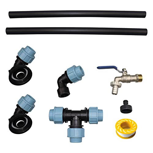 IBC Verbindungssets Auslaufhahn,3/4" IBC Auslaufhahn Verbindungsset +IBC Tank Adapter S60x6 DN50 für 2 IBC Tanks Nebeneinander/Regentanks Container IBC Verbindungssets Auslaufhahn,3/4" IBC Auslaufhahn Verbindungsset +IBC Tank Adapter S60x6 DN50 für 2 IBC Tanks Nebeneinander/Regentanks Container von Yearninglife