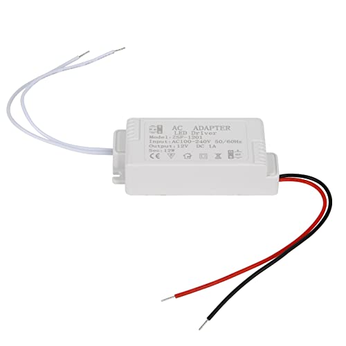 LED Transformator 12V,LED-Treiber Netzteil,230V auf 12V Niedervolttrafo kein LED-Flimmern und Transformator-Rauschen,Konstante SpannungSchaltnetzteil Adapter für LED Lampen MR16 GU5.3 MR11 (12W) von Yearninglife