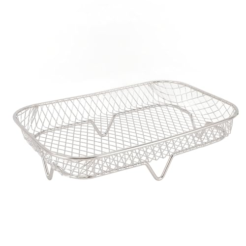 Edelstahl-Fritteusenständer, 3er-Pack, Heißluftfritteuse-Korb, Kleiner Antihaftbeschichteter Netzkorb für Heißluftfritteusen-Tablett, Drahtgestell-Bratkorb mit Organisations Edelstahl-Fritteusenständer, 3er-Pack, Heißluftfritteuse-Korb, Kleiner Antihaftbeschichteter Netzkorb für Heißluftfritteusen-Tablett, Drahtgestell-Bratkorb mit Organisations von Yechiry