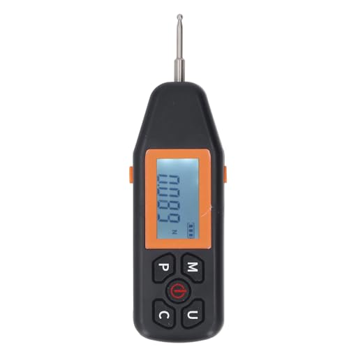 Yechiry 10N Digitales Spannungsmessgerät, Druckkraft -Dynamometer mit LCD -Hintergrundbeleuchtung Auto Shutdown N Lb Kg Oz Einheiten Elektronischer Kraftmesser für Garne Fasern Drähte von Yechiry