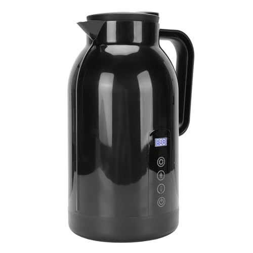 Yechiry 1300ml Elektrischer Auto-Wasserkocher Auslaufsicherer Edelstahl-Warmwasserbereiter mit Verbrühungsschutz Auto-Wasserkocher Elektrischer Heizbecher für Unterwegs von Yechiry