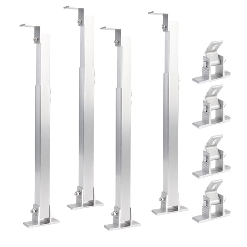 Yechiry 2 Set Solar Panel Tilt Mount Bracket, Einstellbare 15-30 ° Aluminium-Legierungs-Solar-Montage-Halterung mit Einfachem Installationszubehör für Wohnmobile, Yachten, Dächer Yechiry 2 Set Solar Panel Tilt Mount Bracket, Einstellbare 15-30 ° Aluminium-Legierungs-Solar-Montage-Halterung mit Einfachem Installationszubehör für Wohnmobile, Yachten, Dächer von Yechiry