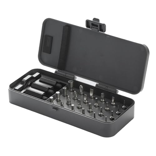 Yechiry 24 in 1 Ratschenschraubendreher -Set, Legierstahlmagnet -Multi -Bit -Treiber -Kit mit 58 Zahn- und T -Handlungs -Ratschenmechanismus für DIY -Möbelbike -Computerreparatur von Yechiry