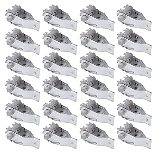 Yechiry 24 -pcs -Zaundrahtsieb, Aluminium -Legierungs -Ratschenzaunspanner mit Verriegelungsrahmen Einfache Installationsdrahtspanner für Elektrische Zäune und Landwirtschaftliche Zäune Yechiry 24 -pcs -Zaundrahtsieb, Aluminium -Legierungs -Ratschenzaunspanner mit Verriegelungsrahmen Einfache Installationsdrahtspanner für Elektrische Zäune und Landwirtschaftliche Zäune von Yechiry
