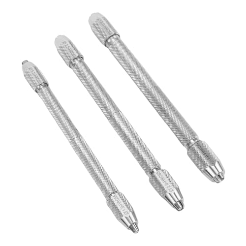 Yechiry 3 Stück Uhr Pin Vise Hand Bohrset, Reparatur Werkzeug für Uhren, Tragbare Edelstahl-Uhren Reparatur Werkzeuge mit Ergonomischem Griff für Uhren Gläser, Smartphone-Wartung Yechiry 3 Stück Uhr Pin Vise Hand Bohrset, Reparatur Werkzeug für Uhren, Tragbare Edelstahl-Uhren Reparatur Werkzeuge mit Ergonomischem Griff für Uhren Gläser, Smartphone-Wartung von Yechiry