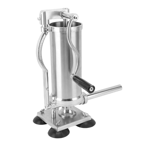 Yechiry 3L Wurst-Füll Maschine, Wurst-Hersteller Edelstahl-Handbuch, mit Ergonomischem Griff und Saugnässen für Zuhause, Restaurant Yechiry 3L Wurst-Füll Maschine, Wurst-Hersteller Edelstahl-Handbuch, mit Ergonomischem Griff und Saugnässen für Zuhause, Restaurant von Yechiry