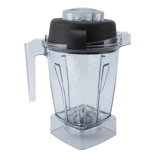 Yechiry 48oz Mixer Pitcher Jar Cup, Mixer Ersatzbehälter Gummi -Gummi Klarer Versiegelblenderkrug mit Abnehmbarem Deckel und Metallblatt für Glatte Mischungen Yechiry 48oz Mixer Pitcher Jar Cup, Mixer Ersatzbehälter Gummi -Gummi Klarer Versiegelblenderkrug mit Abnehmbarem Deckel und Metallblatt für Glatte Mischungen von Yechiry