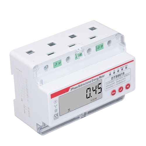 Yechiry 7p Energy Messgerät, 3 Phase 4 Draht BI Richtungssenergiemessgerät mit LCD -Anzeige für Multifunktionale Verwendung, Backbeleuchtung mit Hinten Beleuchtetem DIN -Schienen Yechiry 7p Energy Messgerät, 3 Phase 4 Draht BI Richtungssenergiemessgerät mit LCD -Anzeige für Multifunktionale Verwendung, Backbeleuchtung mit Hinten Beleuchtetem DIN -Schienen von Yechiry