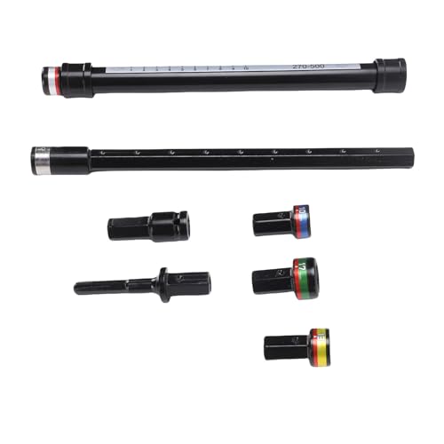 Yechiry 8PCS Sechskant-Steckschlüssel und Verlängerungsstange Set, Legierter Stahl Tragbare Steckschlüssel Einstellbare Verlängerte Länge 27 Bis 50cm mit Schnellanschluss Yechiry 8PCS Sechskant-Steckschlüssel und Verlängerungsstange Set, Legierter Stahl Tragbare Steckschlüssel Einstellbare Verlängerte Länge 27 Bis 50cm mit Schnellanschluss von Yechiry