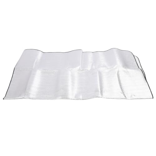 Yechiry Aluminiumfolien -Picknickmatte, Doppelseitige Campingmatte mit Wasserdicht, Isolierend, Staubdest von Yechiry
