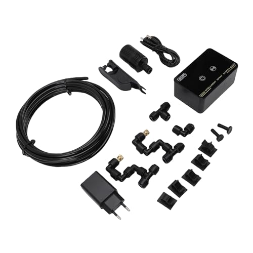 Yechiry Automatisches Reptilienmister, Reptilienbefeuchter Intelligentes Misting -System mit Timer und Mistdüsen für Terrarien, Reptilien -Nebelsystem, Terrarien Luftbefeuchter (EU-Stecker 100-240V) von Yechiry