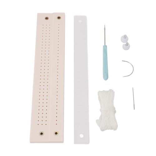 Yechiry Buchbindungs ​​-Punch -Kit, Manuelle Buchbindungsloch -Guide -Vorlage mit Stabiler Plastikplatte für das Sammelalbbuch -Notebook -Handwerk für Journalbücher von Yechiry