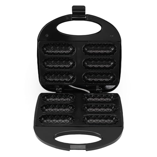 Yechiry Corn Dog Waffle Maker, 750W 6 Hotdog -Kapazität Maishundhersteller, Schnelles Heizungsbäckerer, Leicht zu Reinigen, Automatische Temperaturkontrolle, für Restaurants, Snackbar, Familie (EU Yechiry Corn Dog Waffle Maker, 750W 6 Hotdog -Kapazität Maishundhersteller, Schnelles Heizungsbäckerer, Leicht zu Reinigen, Automatische Temperaturkontrolle, für Restaurants, Snackbar, Familie (EU von Yechiry