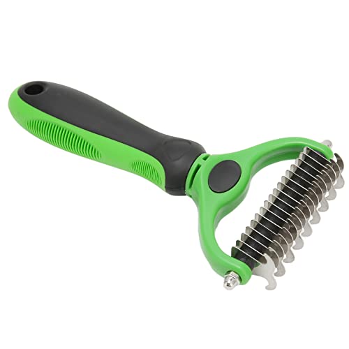 Yechiry Deshedding Hundepinsel, Doppelseitigem Demating Kamm, Knotenentfernung Pflegemassage Hund Deshedding Pinsel, Unterwanderer -Rake -Shedding Kamm und Demating Werkzeug für Hunde, Katzen (L Yechiry Deshedding Hundepinsel, Doppelseitigem Demating Kamm, Knotenentfernung Pflegemassage Hund Deshedding Pinsel, Unterwanderer -Rake -Shedding Kamm und Demating Werkzeug für Hunde, Katzen (L von Yechiry