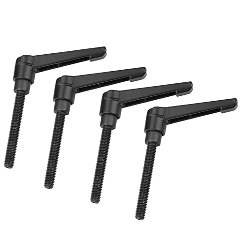 Yechiry Drehen Sie den Verriegelungsgriff, 4pcs M8 Männliche Gewinde -Verstellgriffe Kunststoffverriegelungshebelknöpfe mit Einstellbarem Befestigungsgriff und Metallmaschinenknopfs (Schraubenlänge Yechiry Drehen Sie den Verriegelungsgriff, 4pcs M8 Männliche Gewinde -Verstellgriffe Kunststoffverriegelungshebelknöpfe mit Einstellbarem Befestigungsgriff und Metallmaschinenknopfs (Schraubenlänge von Yechiry