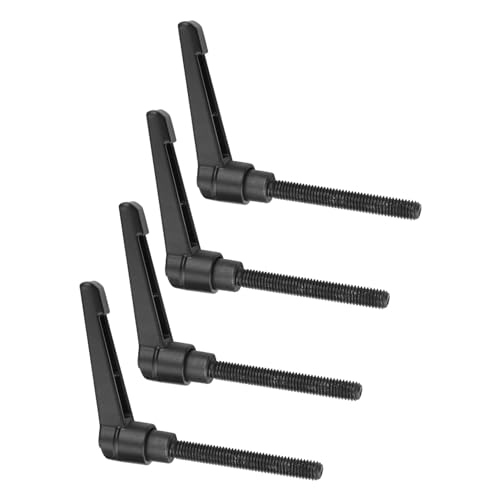 Yechiry Drehen Sie den Verriegelungsgriff, 4pcs M8 Männliche Gewinde -Verstellgriffe Kunststoffverriegelungshebelknöpfe mit Einstellbarem Befestigungsgriff und Metallmaschinenknopfs (Schraublänge 32 von Yechiry