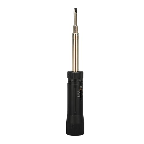 Yechiry Einstellbarer Torsionsschraubendreher, 1/4-Zoll-Schnittstelle 0.2–1.2 N.m Leerlauf Manuelles Torsionsschraubendreher-Kit mit Präziser Ablesung Aluminiumlegierung Yechiry Einstellbarer Torsionsschraubendreher, 1/4-Zoll-Schnittstelle 0.2–1.2 N.m Leerlauf Manuelles Torsionsschraubendreher-Kit mit Präziser Ablesung Aluminiumlegierung von Yechiry
