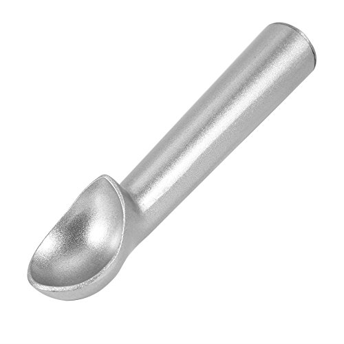 Yechiry Eiscreme Scoop, 3 Typen Tragbarer Metall -Non -Stick -Eislöffel mit Frostschutzmittelbeschichtung für Heimküchen -Dessert -Shop Cafe Bar Restaurant (SILVER) von Yechiry