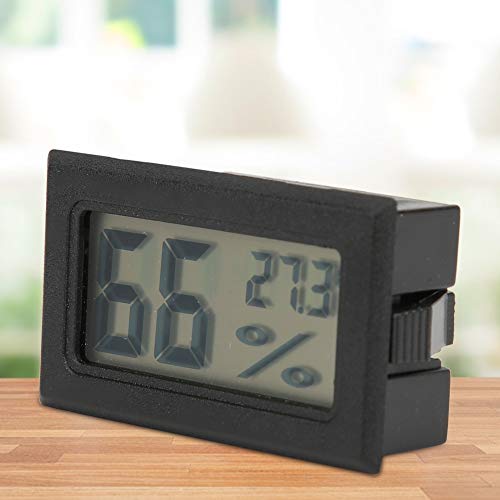 Yechiry Elektronische Digitalanzeige Hygrometer -Mini -LCD Luftfeuchtigkeitstemperaturmesser mit Kunststoffmaterial, Ideal für den Gebrauch Im Innenbereich Im Innenraum von Yechiry