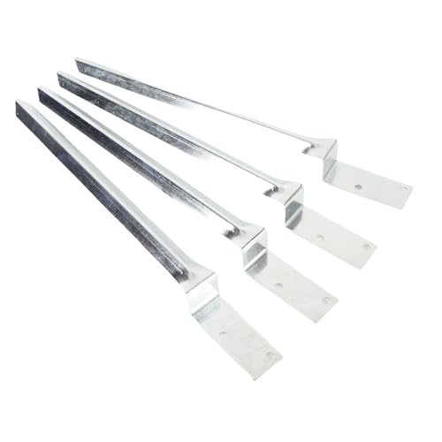 Yechiry Erdspieß aus Metall, Verzinkter Stahl Zaunpfähle Pfosten Hochbelastbarer Zaunpfostenanker Erdspieß für Terrasse, Zaun, Veranda, Geländer, Briefkasten Yechiry Erdspieß aus Metall, Verzinkter Stahl Zaunpfähle Pfosten Hochbelastbarer Zaunpfostenanker Erdspieß für Terrasse, Zaun, Veranda, Geländer, Briefkasten von Yechiry