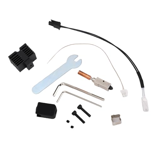Yechiry Ersatz für Heißes Ende Kit für QIDI X Plus 3 X Maximum3 Smart 3 3D -Drucker, Keramikheizstange mit 0,4 Mm Gehärteter Stahldüse von Yechiry