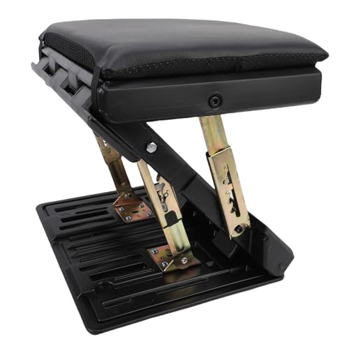Yechiry Faltbare Fußruhe, 4 -Stufe Höhenhöhe Verstellbarer Fußhocker Unter Dem Schreibtisch Ergonomisch Unter Dem Schreibtisch Massage Fußstütze mit Massagebällen für Büro -Heimfahrten, von Yechiry