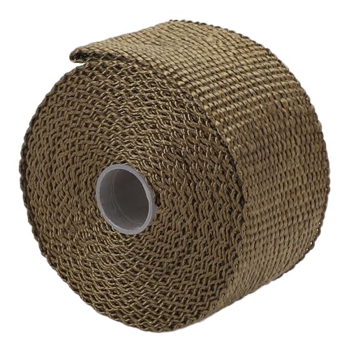 Yechiry Feuerfestem Herdrohrverpackung, 5 M Langes Hitzeband Anti -Miss -Herd Rauchschutz mit 2 Einstellbaren Klemmen für Outdoor Zeltofen Im Camping und Rucksacktouren von Yechiry