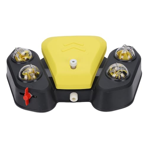 Yechiry Haustier -Trinkbrunnen, Hundewasserspender, Sommernebelspray, Interaktives Spielzeug, Unterhaltungslösung mit Sicherem Wasser Sauberkeit, Multifunktionales Werkzeug für Haustiere (Yellow) von Yechiry
