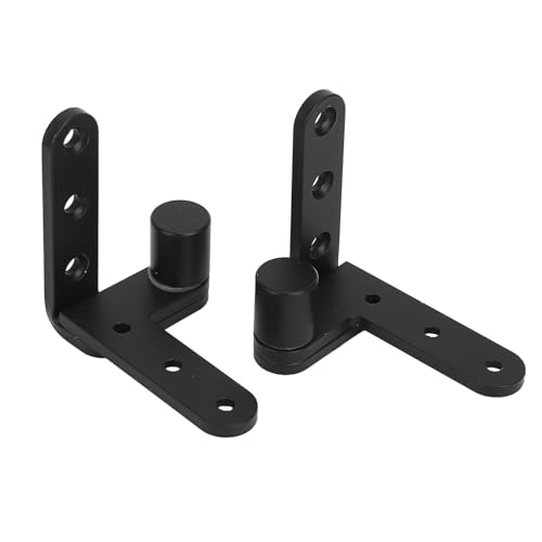 Yechiry Heavy Duty Edelstahl -Türscharniere, 2 Packung 270 Grad Rotation Links Rechts Scharniere für Schrankcafé -Stangenzauntore mit Versunkenem Loch Design Schwarzer Finish von Yechiry