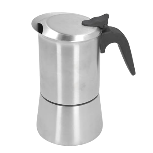 Yechiry Kaffeemaschine Kaffeemaschine, 304 Edelstahl Reichhaltiger Aromatischer Geschmack Extraktion Kaffeebrauen, Praktische Küchenbegleiter für Alle Arten von Kochstößen (300ML) von Yechiry