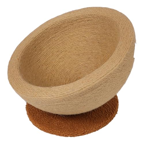 Yechiry Katzenkratzer, 2 in 1 Sisal Cat Croboper Lounge Bett, Katzenpolsterschale für Kätzchen, Möbelschutz von Katzenkrallen, 14,2 X 15, X 7,9 Zoll (#2) von Yechiry
