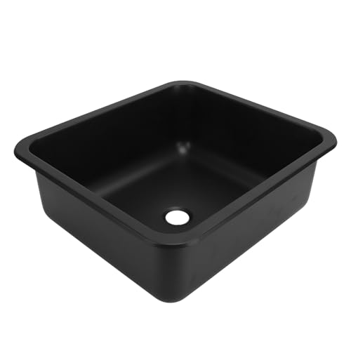 Yechiry Kleine Wohnmobilwaschbecken, Edelstahl -Küchenstangenspüle, 14,17 X 12,6 X 5,91 Zoll Rechteckiges Handwaschbecken mit 40 -mm Drainageauslass, Ideal für Wohnwagen, Wohnmobil, Wohnmobil, von Yechiry