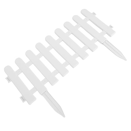 Yechiry Landschaftsrand, 5pcs Plastikgarten Rasengrenze mit Ineinandergreifender Design, Gemahlene Einsätze für Blumenbeete, Gehwege, Garten, Dekorative Kanten von Yechiry