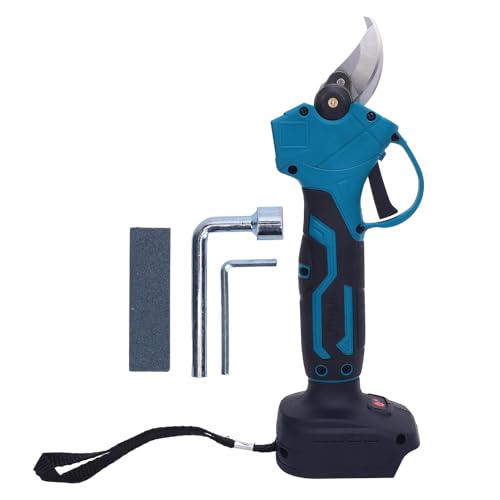 Yechiry Leistungsstarke Kabellose Elektrische Schnittschere, Hohe Kohlenstoffstahlblätter Ergonomisch Griff Design Bürstenloser Elektrischer Pruner mit Stift für Alle Altersgruppen von Yechiry