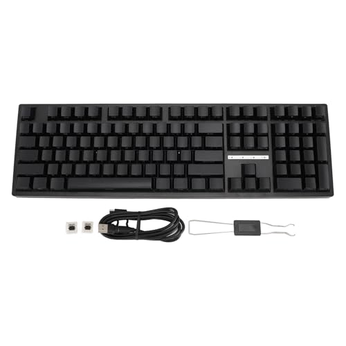 Yechiry Linearer Aktionsschalter RGB Kabellos 2,4 G BT 3.0 5.0 Typ C Verkabelt 108 Tasten für Gaming, Coole Lichteffekte, Langlebiger Akku, Ergonomie und Hot-Swap-Unterstützung von Yechiry
