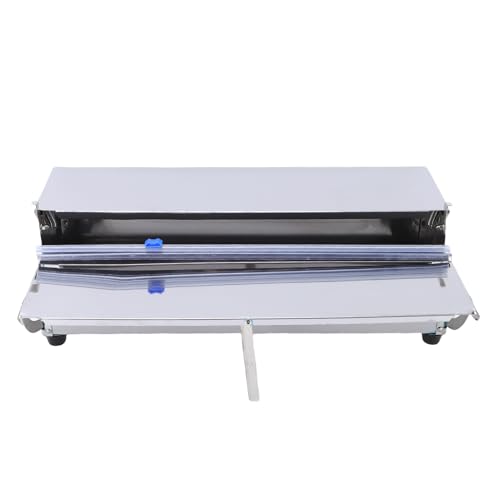 Yechiry Manuelles Food Wrap Filmspender, 304 Edelstahl Stretch Film Packing Wrapper Machine Effiziente Schneidverpackung mit Cutter für Heim Küche Restaurant Mahlzeitzubereitung Yechiry Manuelles Food Wrap Filmspender, 304 Edelstahl Stretch Film Packing Wrapper Machine Effiziente Schneidverpackung mit Cutter für Heim Küche Restaurant Mahlzeitzubereitung von Yechiry