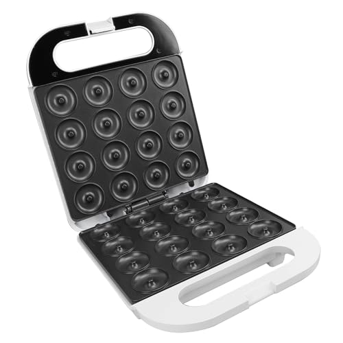 Yechiry Mini Donut Maker Machine, 16 Loch Non -Stick Electric Cookie Baker Cupcake Maker mit Doppelter Temperaturregelung für die Heimreise Yechiry Mini Donut Maker Machine, 16 Loch Non -Stick Electric Cookie Baker Cupcake Maker mit Doppelter Temperaturregelung für die Heimreise von Yechiry