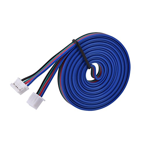 Yechiry Motorklemmen, HX2.54 4Pin 6Pin Weißer Anschlusskabel, XH2.54 4 PIN -Stecker für 3D -Drucker Stepper Motorverlängerung (1500 mm) von Yechiry