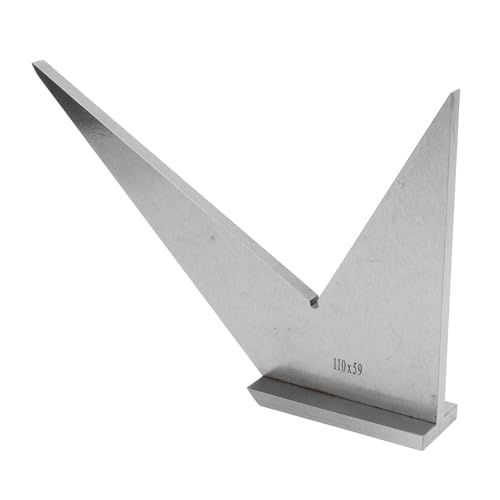 Yechiry Multi -Winkel -Gehrung Quadrat, Winkel Lineal Engineer Square, 30 45 90 120 Grad DIN 875/2 Standard -Kohlenstoffstahl -Cr -Plattierung mit Basis für die Maschinistische von Yechiry