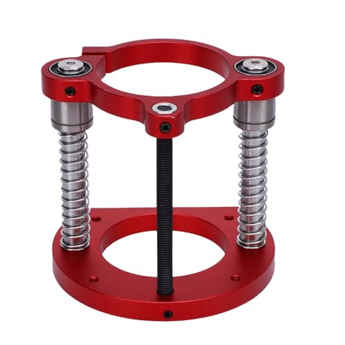 Yechiry Oberfräsen-Hebebasis, Basis für Oberfräsentisch-Hebesystem, Manuelles Anheben mit 2 Backenklemmung und 70 Mm Hub für Schlitz- und Fräsmaschinen für die Holzbearbeitung von Yechiry