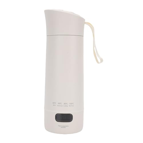 Yechiry Reise Wasserkocher Edelstahl Leicht zu Reinigen Schnelles Aufheizen in 3 Minuten Tragbarer Kleiner Warmwasserbereiter Temperaturregelung per Touch Funktion mit Display (#2) von Yechiry